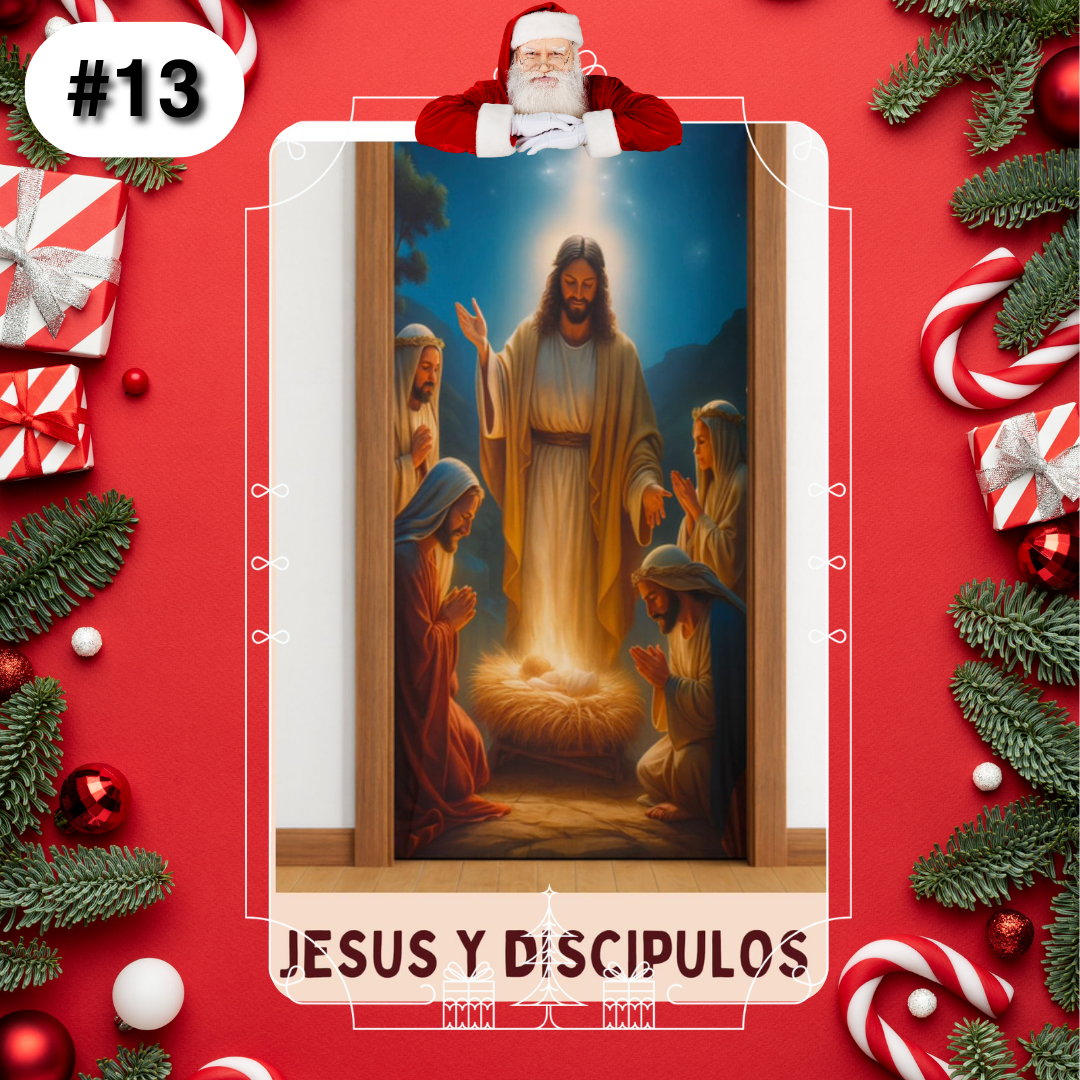 Forro de Puertas Navideñas Premium