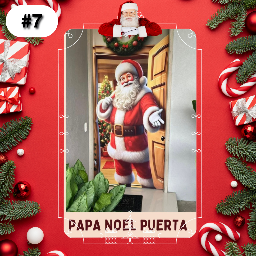 Forro de Puertas Navideñas Premium