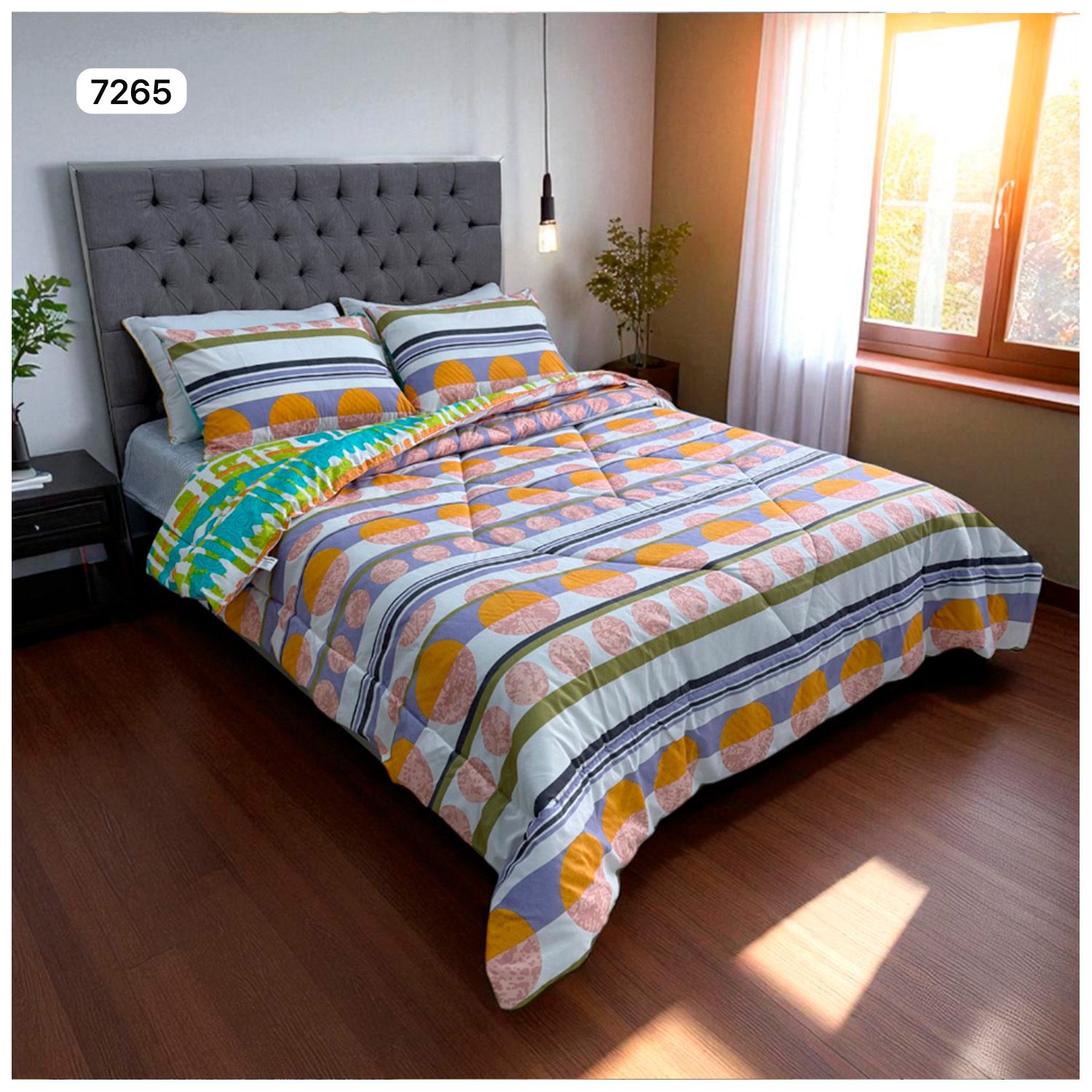 Edredon Premiun Doble Faz con Fundas (210x240) cm