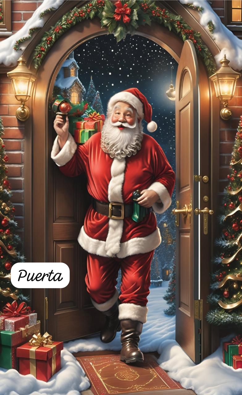 Forro de Puertas Navideñas Premium