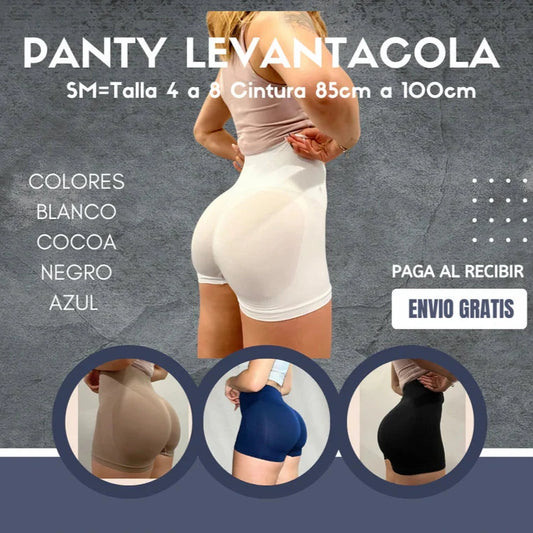 SUPER PROMO - PACK (3) Panty Levanta Cola y Control de Abdomen