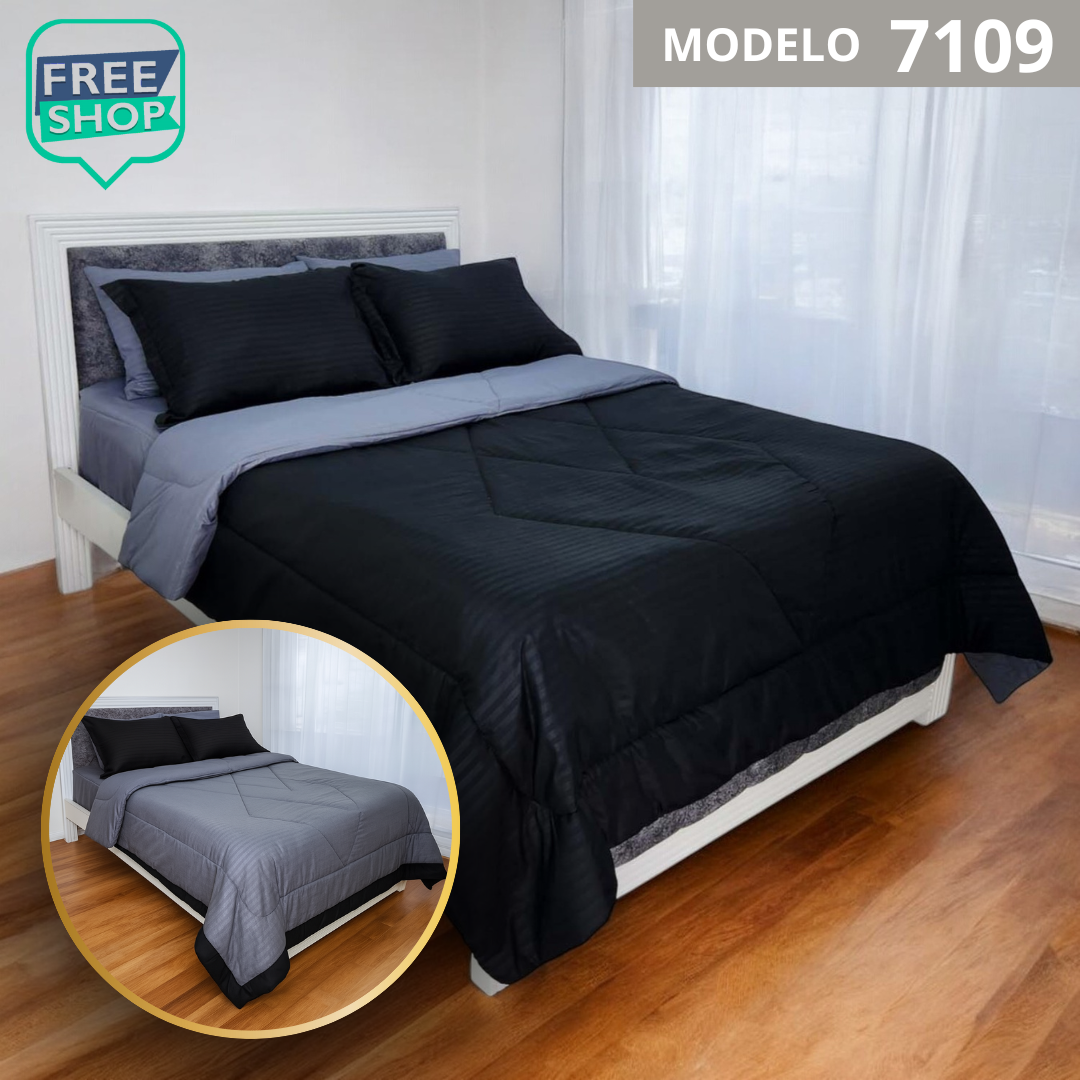 Edredon Premiun Doble Faz con Fundas (210x240) cm