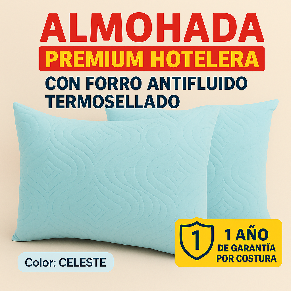 Almohadas Premium Hotelera 68x48 CM