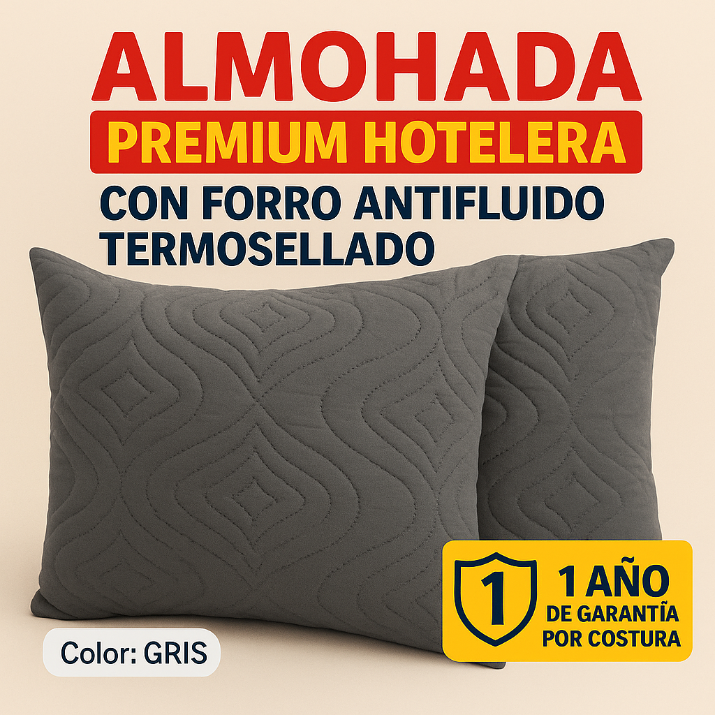 Almohadas Premium Hotelera 68x48 CM