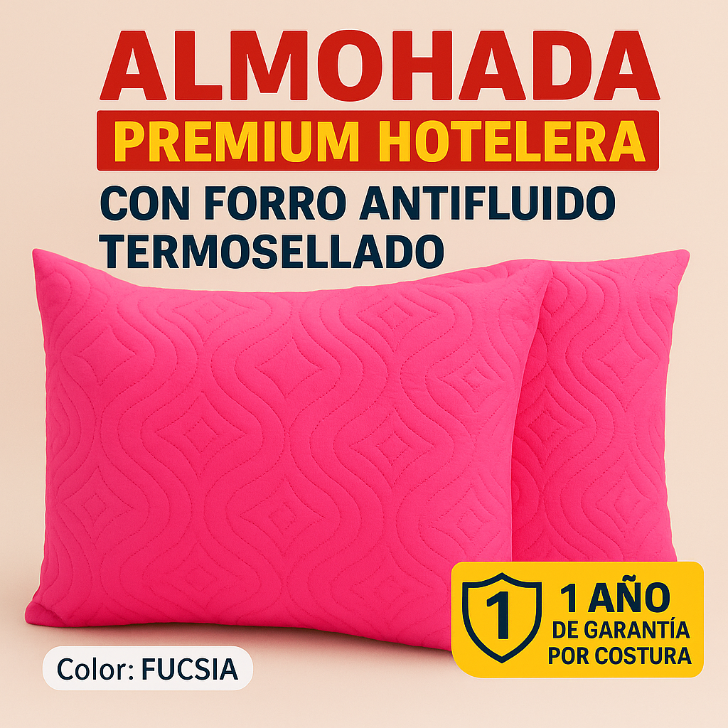 Almohadas Premium Hotelera 68x48 CM