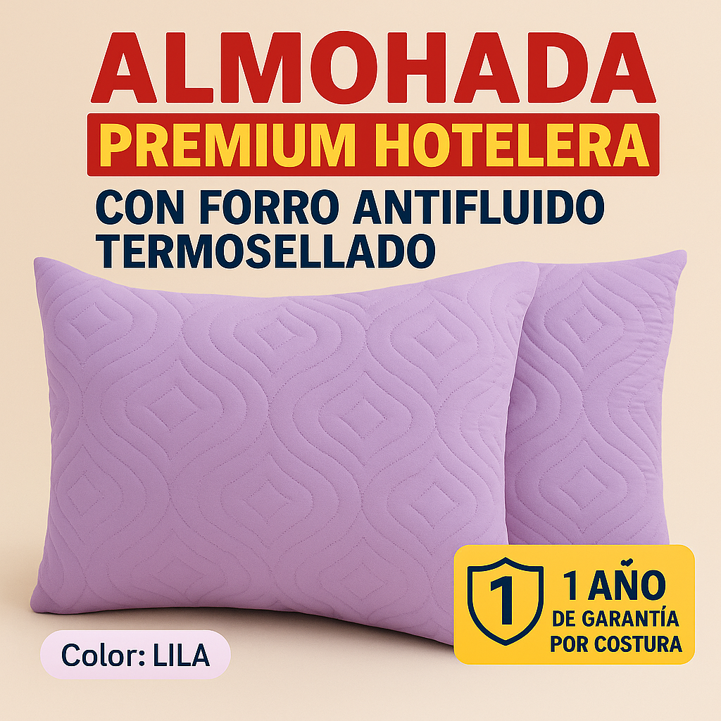 Almohadas Premium Hotelera 68x48 CM